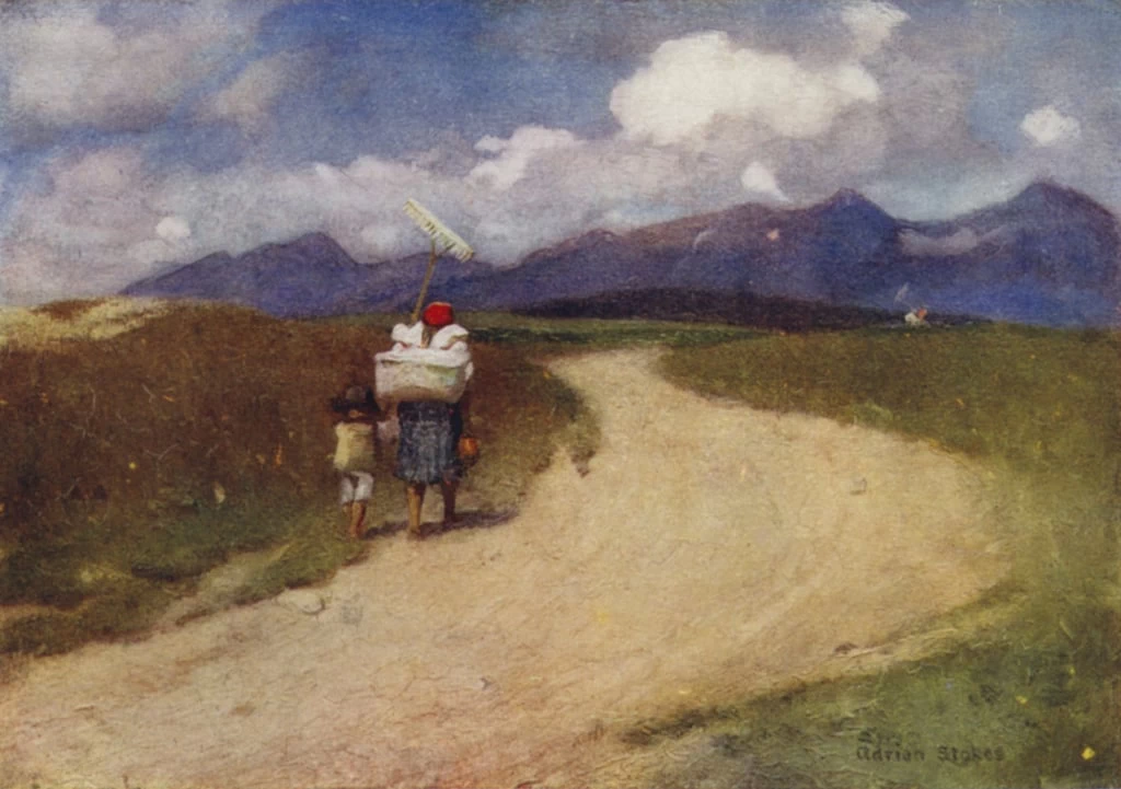 Adrian Scott Stokes - Una strada nei Carpazi, Cecoslovacchia